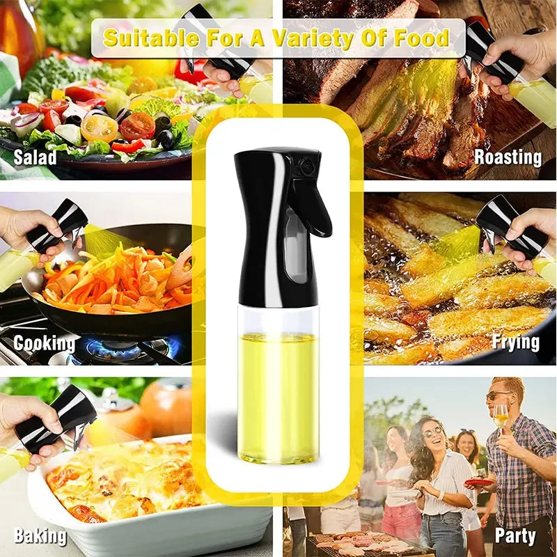 200/300ml garrafa de pulverizador de óleo para churrasco cozinhar pulverizador de azeite cozinha cozimento pulverizador de óleo garrafa vazia vinagre dispensador de óleo