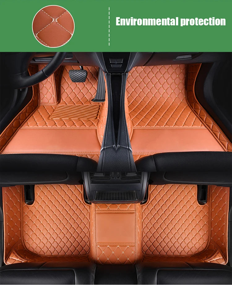 Personalizado À Prova D' Água Couro Car Floor Mats, 100% para BYD Dolphin 2021 2022 2023, Auto Acessórios, Driver Only Foot Pads