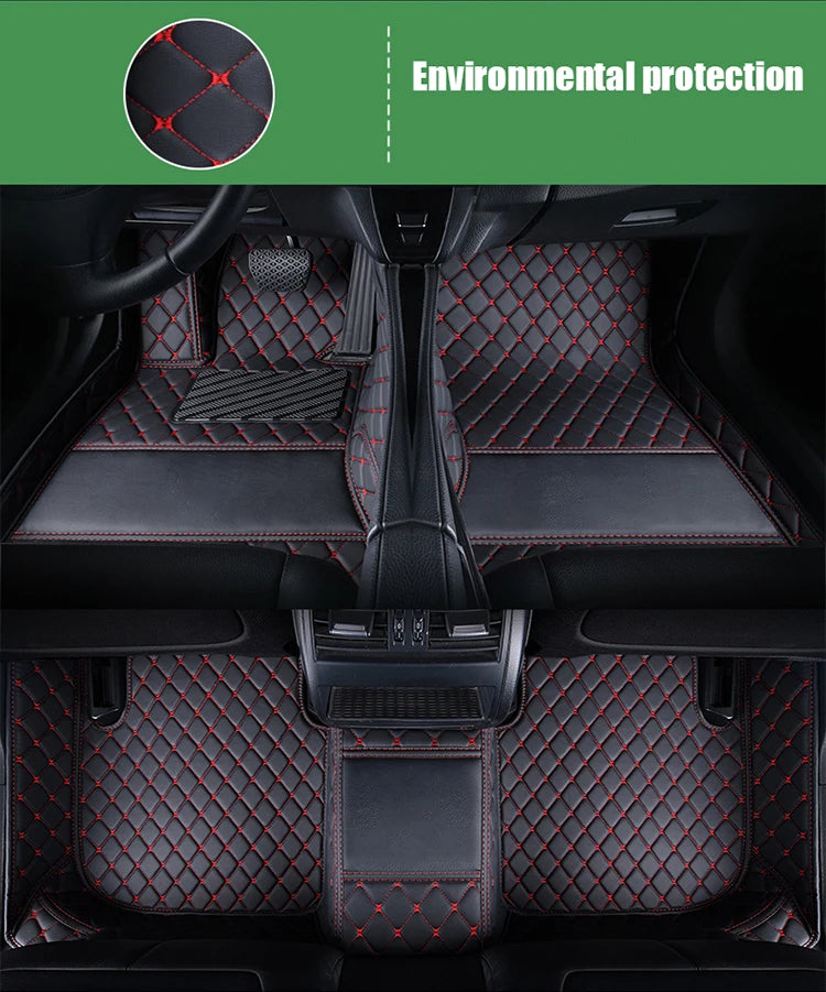 Personalizado À Prova D' Água Couro Car Floor Mats, 100% para BYD Dolphin 2021 2022 2023, Auto Acessórios, Driver Only Foot Pads