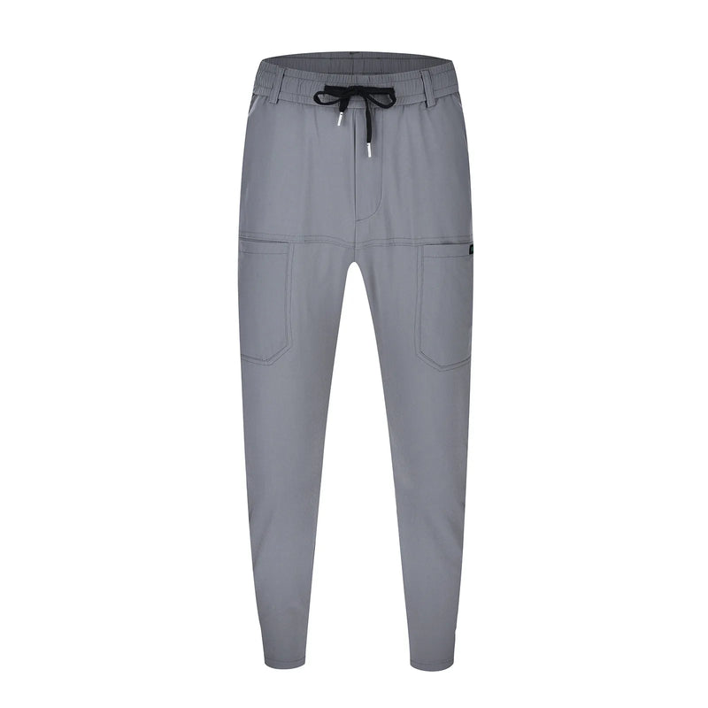 Calça longa casual masculina, calça esportiva, calça cargo com bolsos, moletom de ginástica, roupa masculina, streetwear, moda, 2023