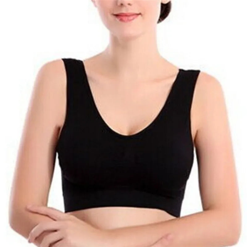 Sexy mulher push up bra tamanho grande sem encosto sutiã acolchoado confortável sem fio sutiã respirável sem costura plus size