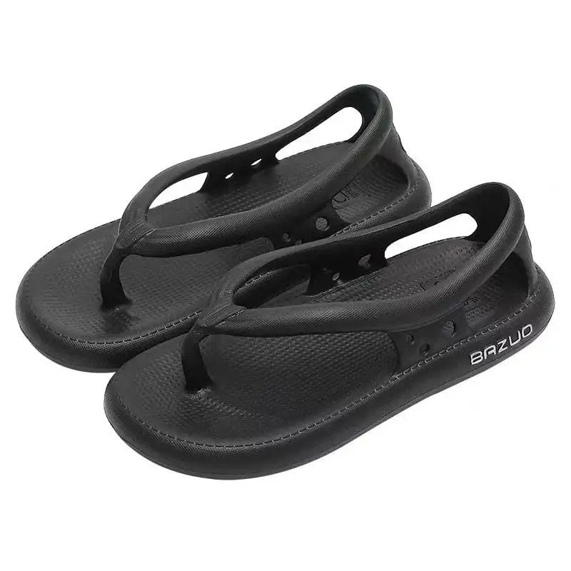 Mulheres Homens Não-slip Chinelos Unisex Conforto Andando Flip Flops Tanga Sandália Verão Casa Ao Ar Livre Praia Casal Banheiro EVA Slipper