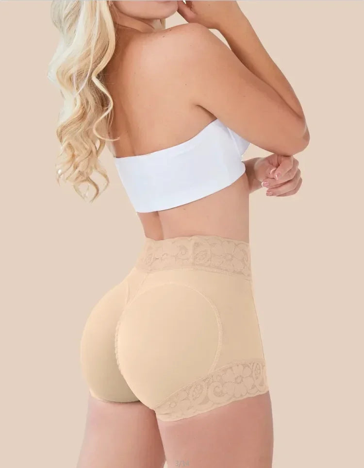 Calcinha Empina Bumbum - Panty Shaper Fajas-Tummy Control Shorts para Mulheres, Cintas De Ampulheta, Shapewear Bbl, Body Shaper, Butt Lifter, Cintura Trainer