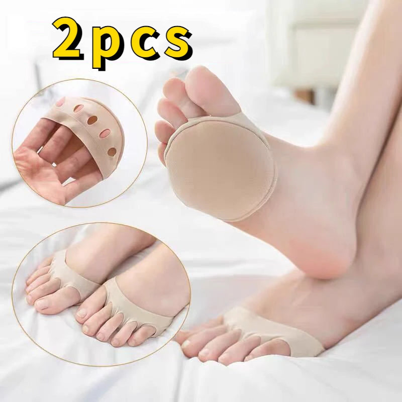 Five Toes Anepé Pads para Mulheres, Salto Alto Meia Palmilha, Calos, Calos, Foot Pain Care, Meias de Choque, Toe Pad Inserts Almofada Terapêutica para os Pés